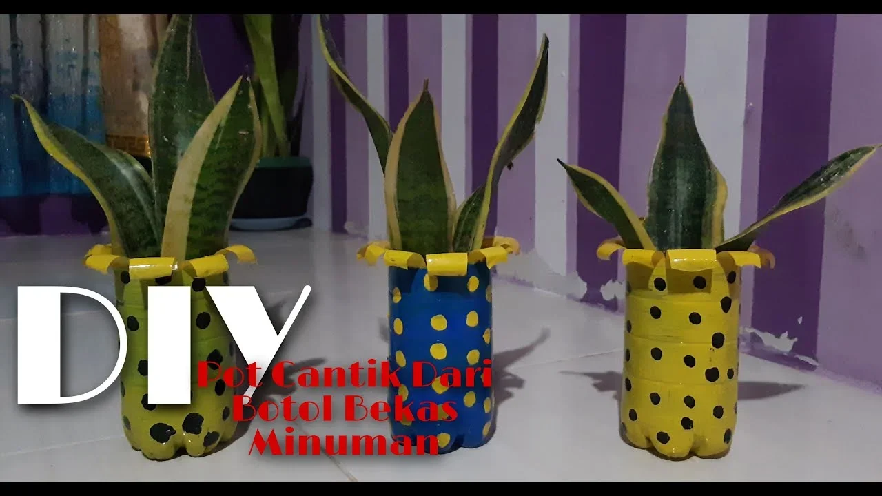 diy ide kreatif dari botol bekas