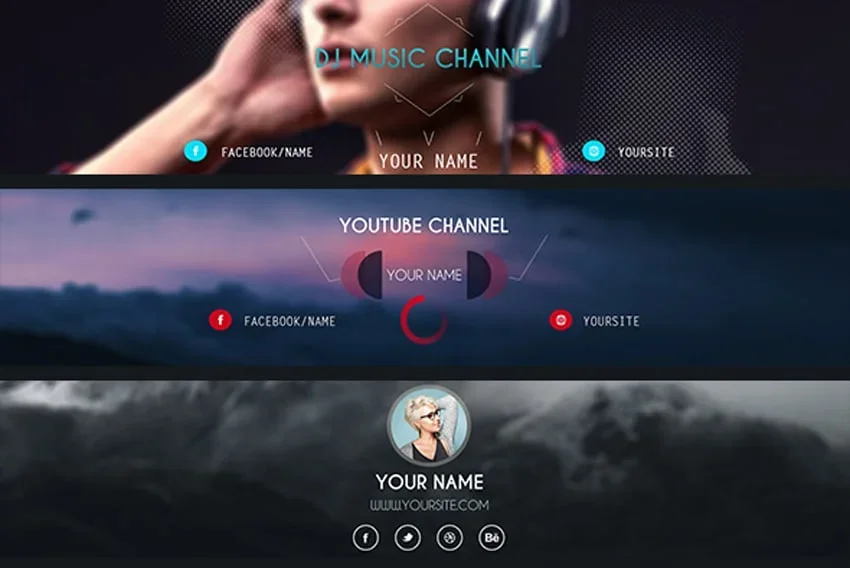 gambar ide kreatif branding channel youtube