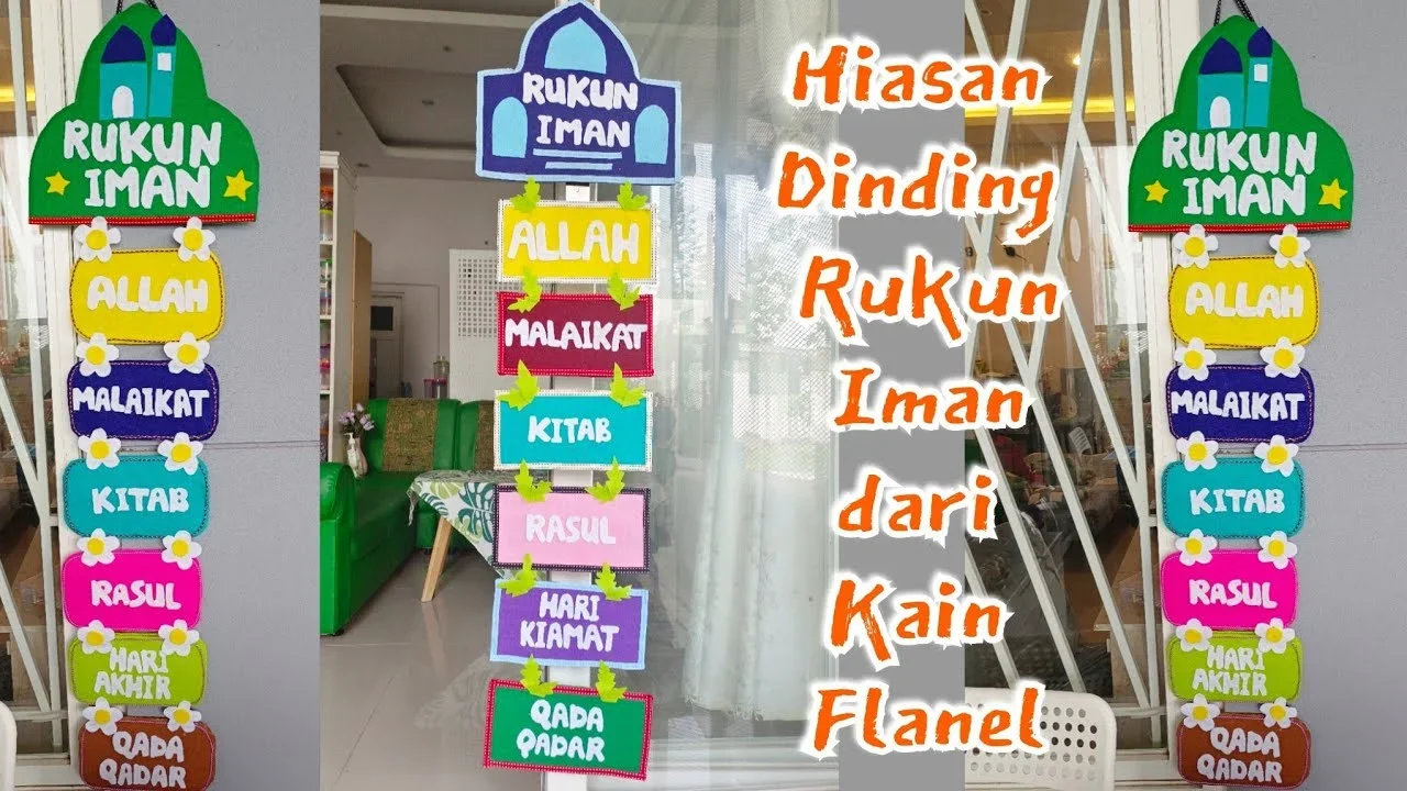 hiasan dinding ide kreatif rukun islam