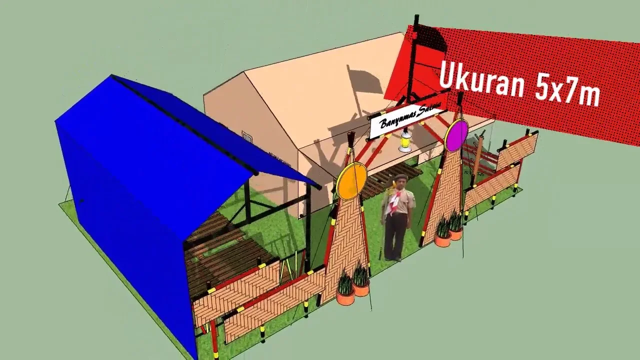 ide gapura tenda kreatif