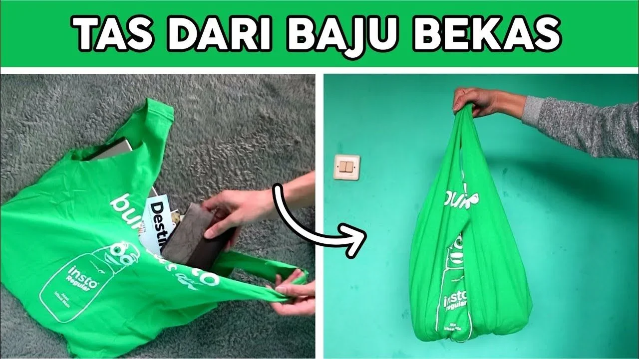 ide kreatif baju bekas