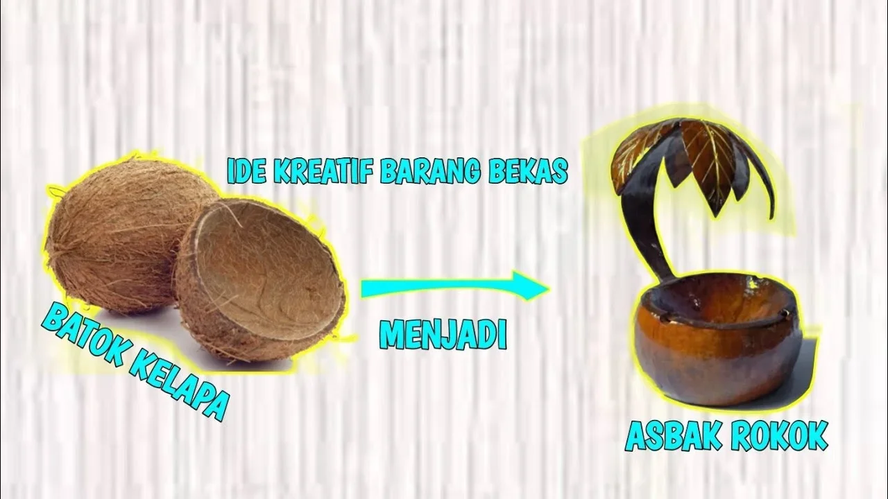 ide kreatif batok kelapa
