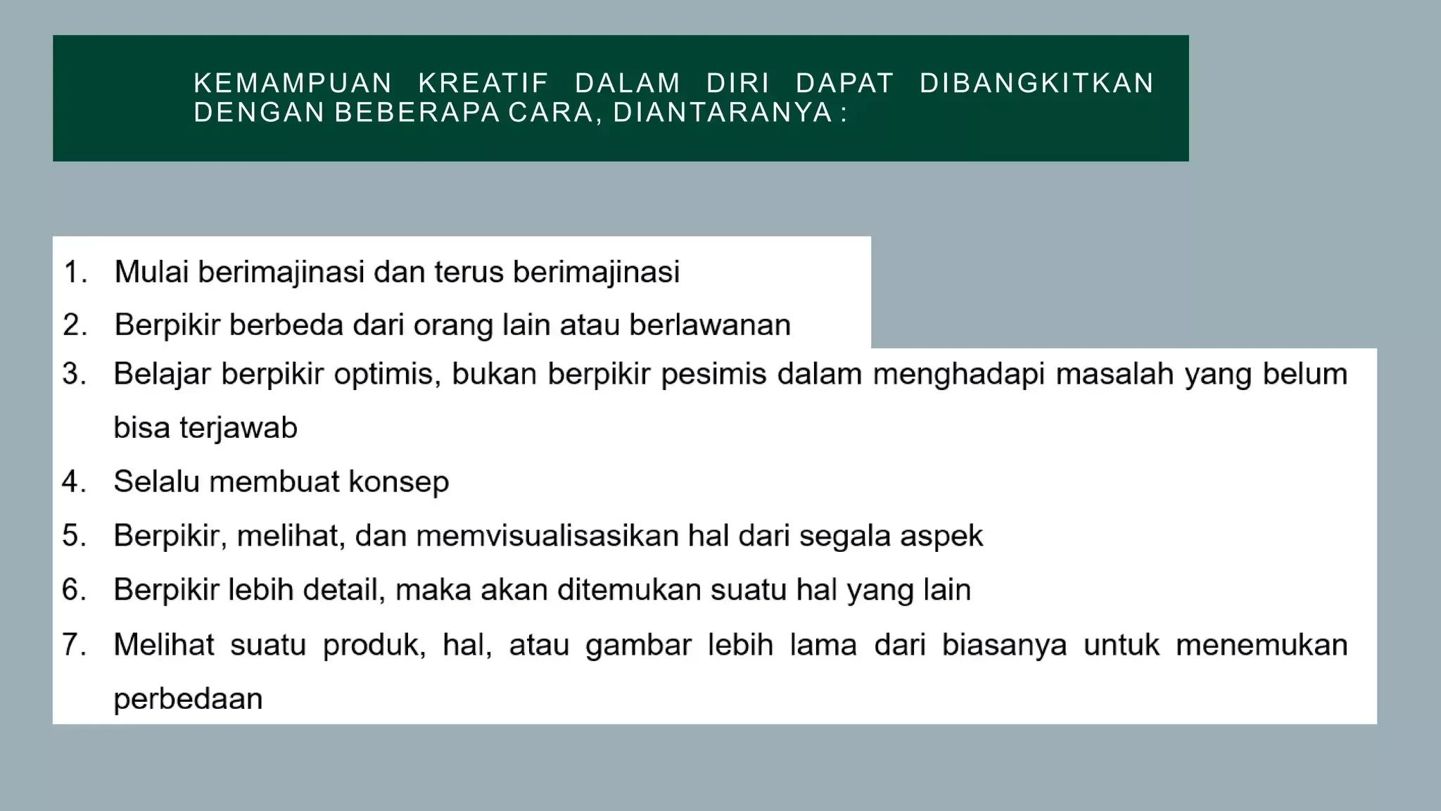 ide kreatif dan inovatif dibidang kewirausahaan