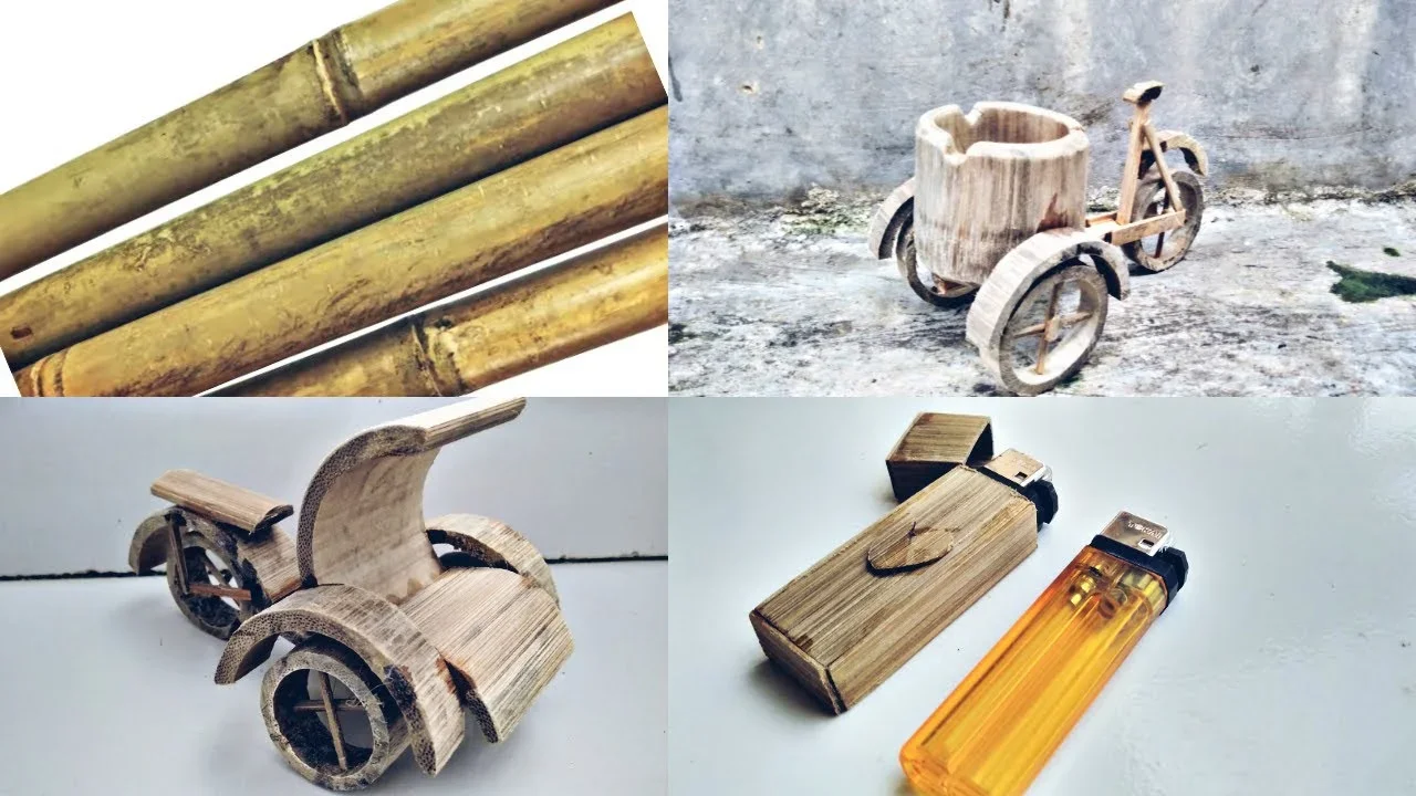 ide kreatif dari bahan bambu