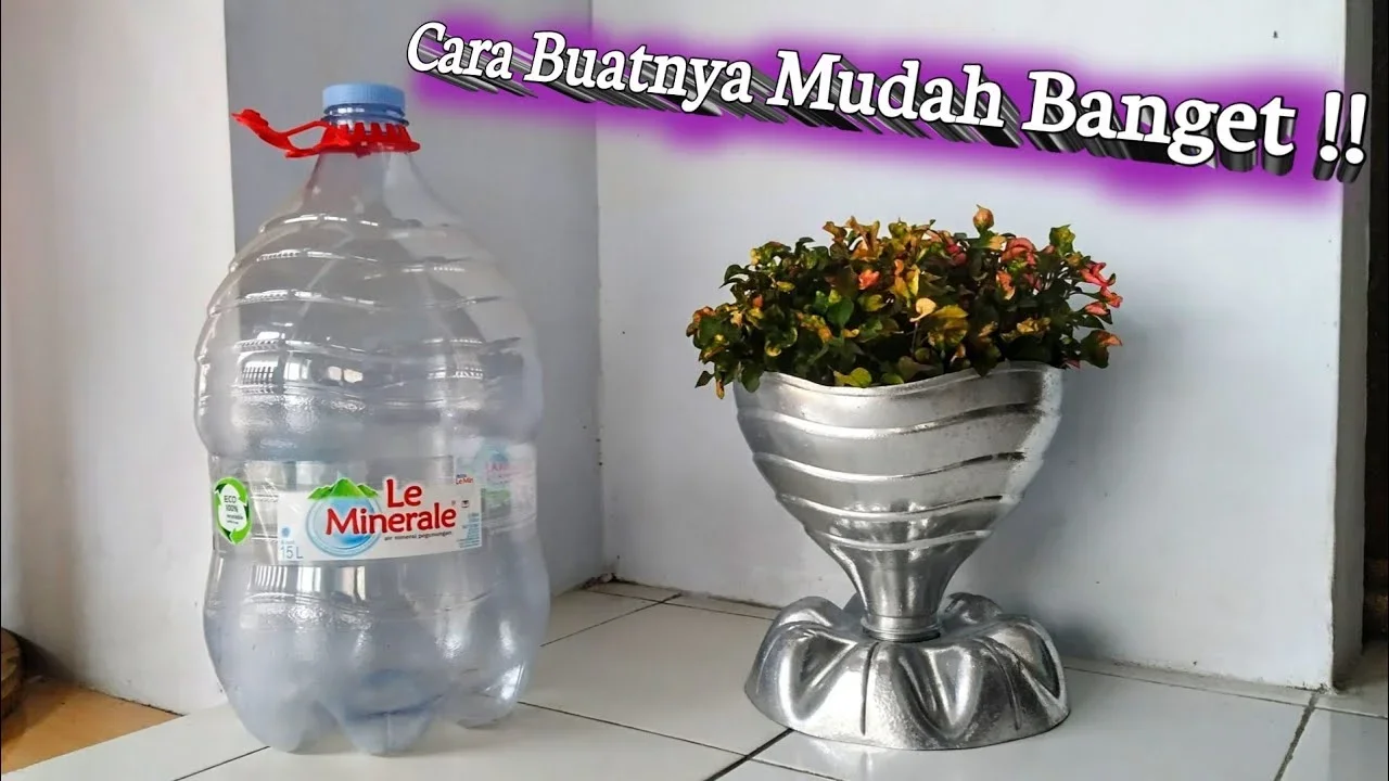 ide kreatif dari botol air mineral