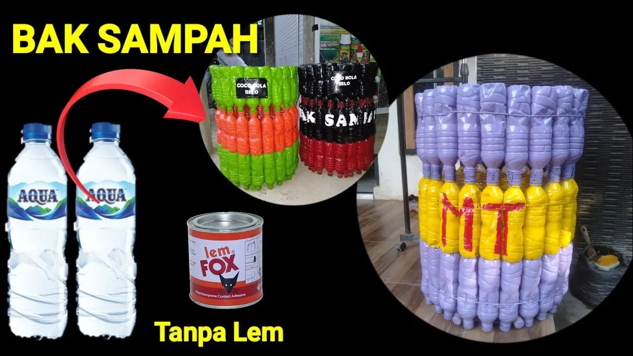 ide kreatif dari botol bekas plastik