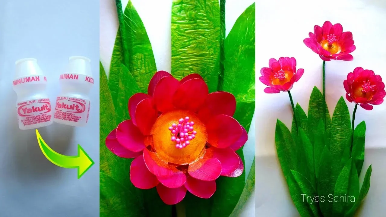 ide kreatif dari botol yakult bekas