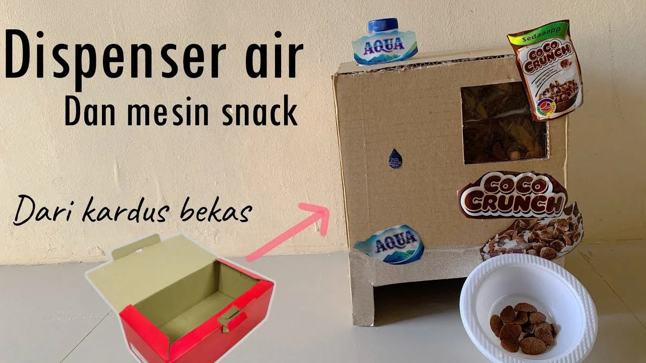 ide kreatif dari dispenser air bekas yg tidak terpakai
