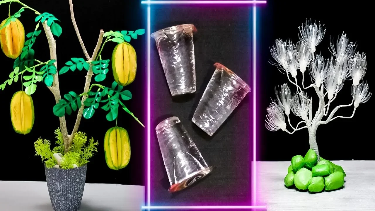 ide kreatif dari gelas plastik bekas