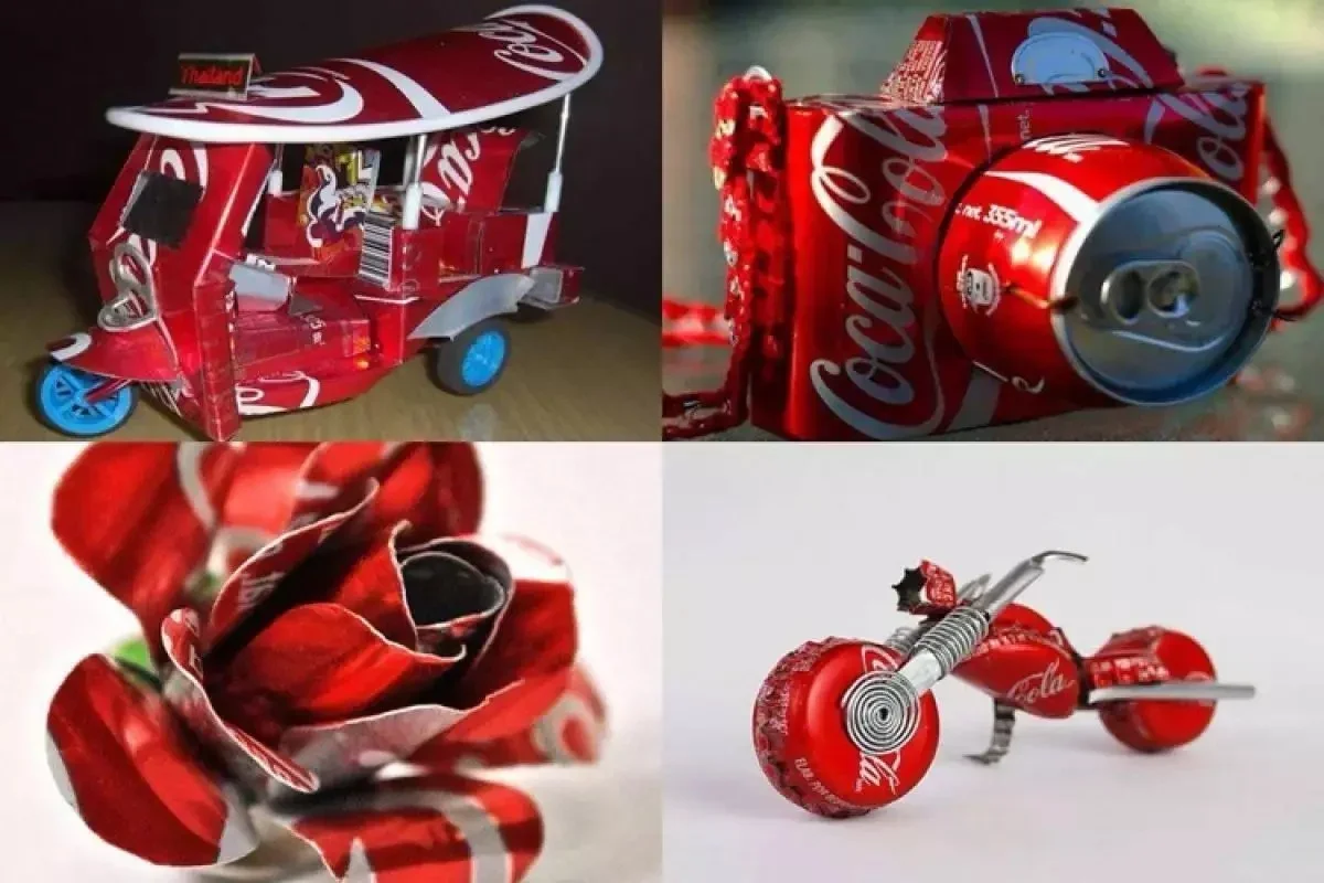 ide kreatif dari kaleng bekas