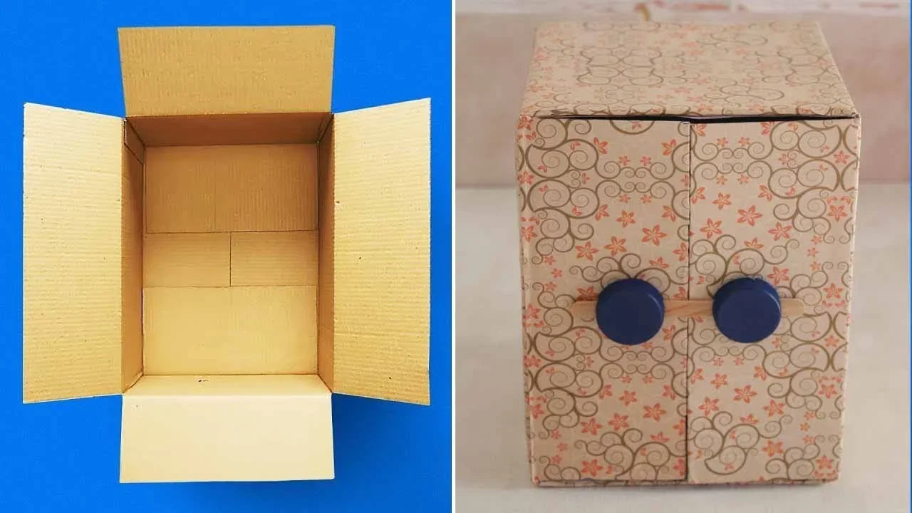 ide kreatif dari karton kardus