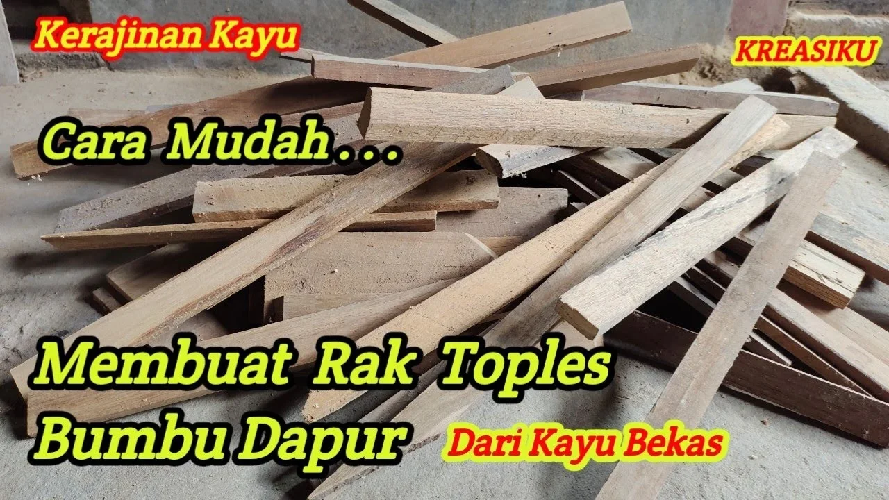 ide kreatif dari kayu bekas
