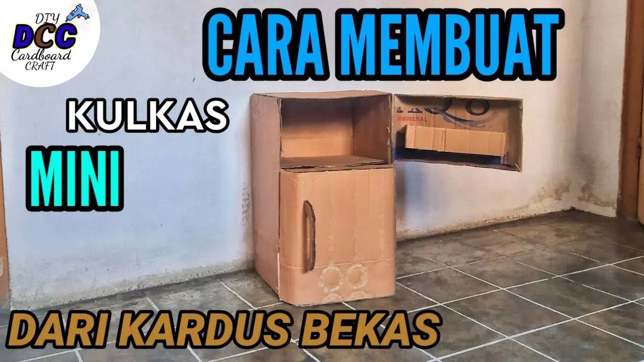 ide kreatif dari kulkas bekas
