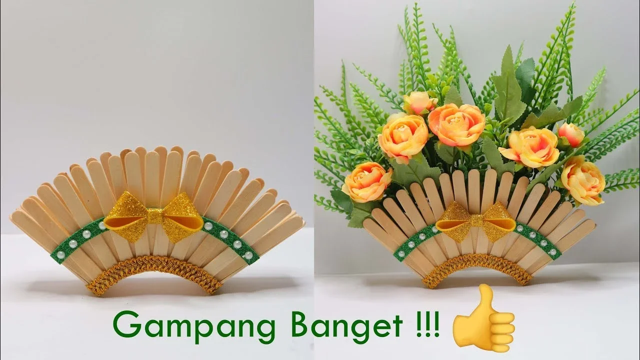 ide kreatif dari stik es krim untuk parcel