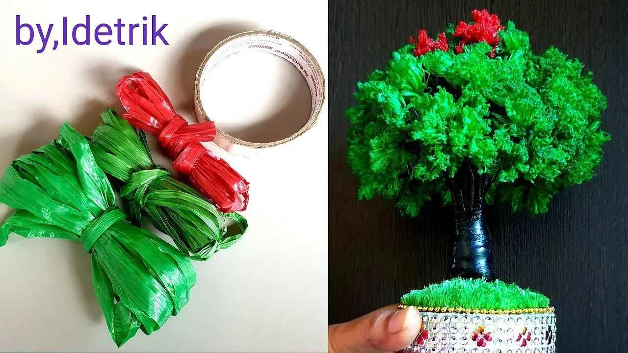 ide kreatif dari tali rafia