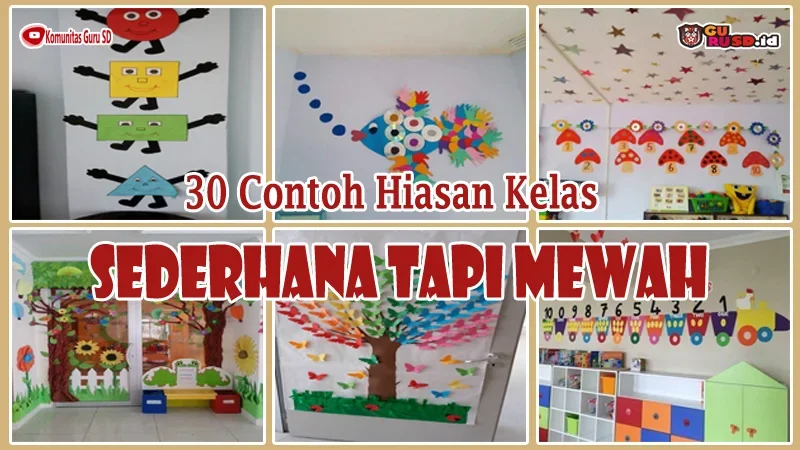 ide kreatif dekorasi kelas sekolah