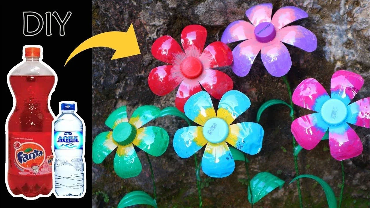 ide kreatif dengan botol bekas