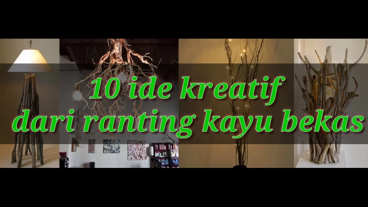 ide kreatif dengan kayu bekas