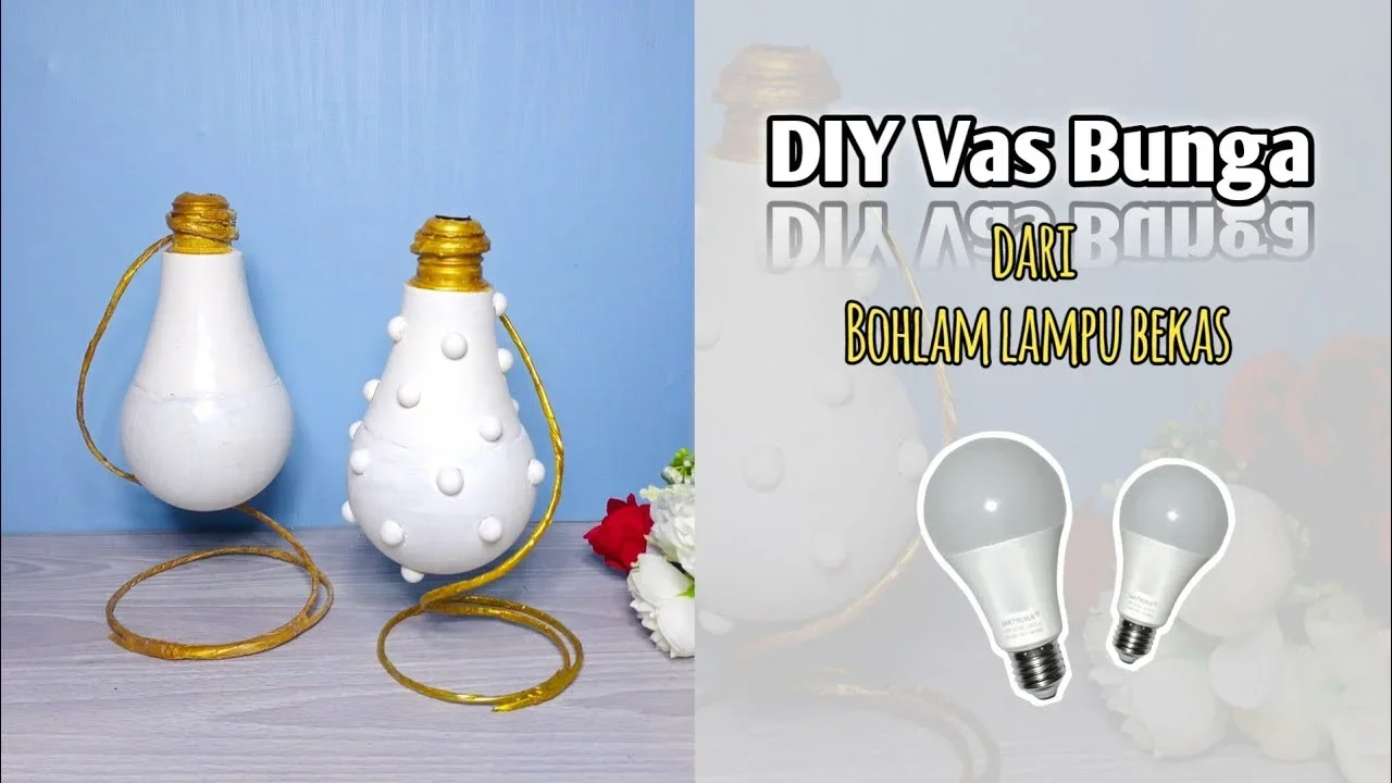 ide kreatif dengan menggunakan bohlam