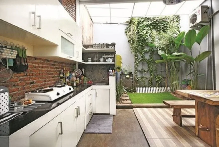 ide kreatif di belakang rumah