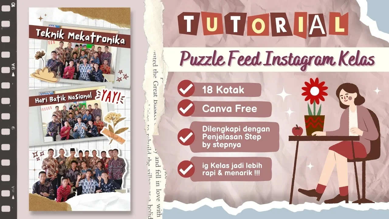 ide kreatif feeds instagram kelas