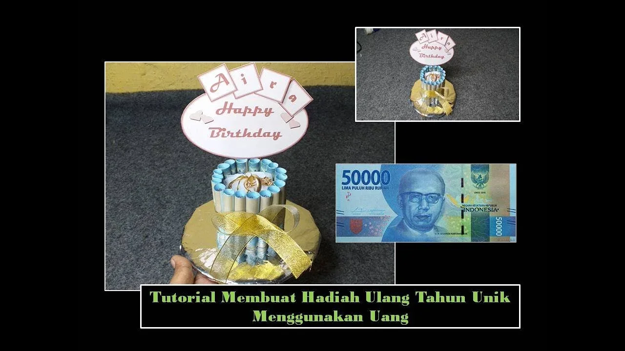 ide kreatif kado ulang tahun tutorial