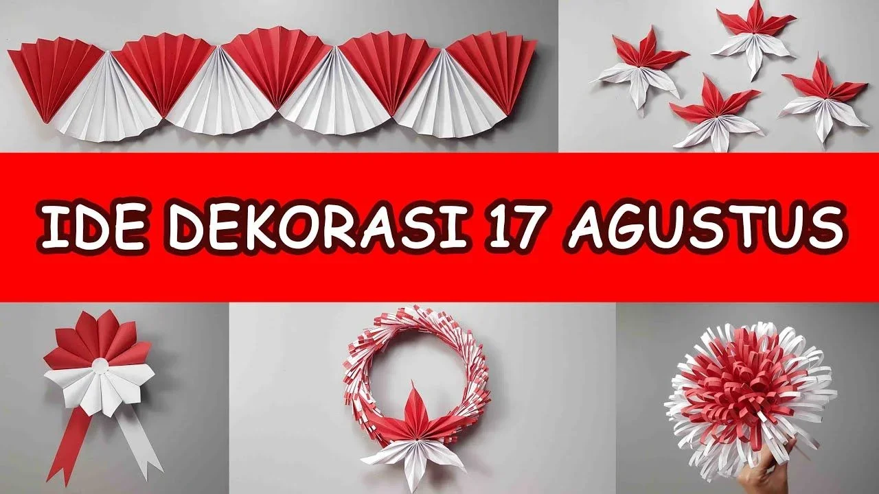 ide kreatif kerajinan hias anak sd memperingati 17 agustus