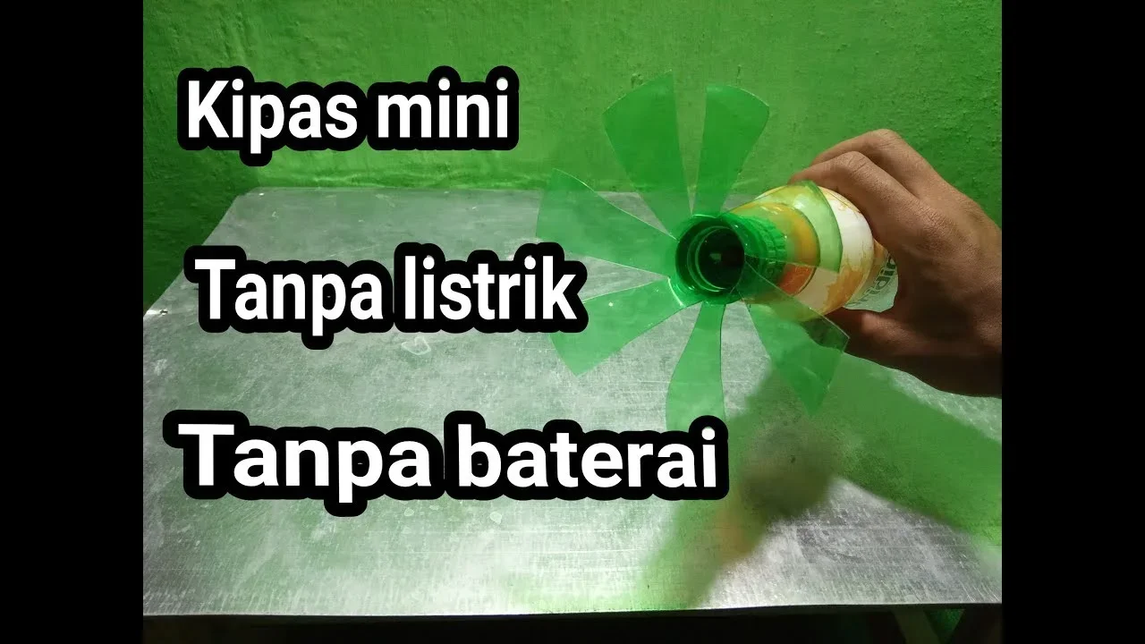 ide kreatif kipas angin botol bekas