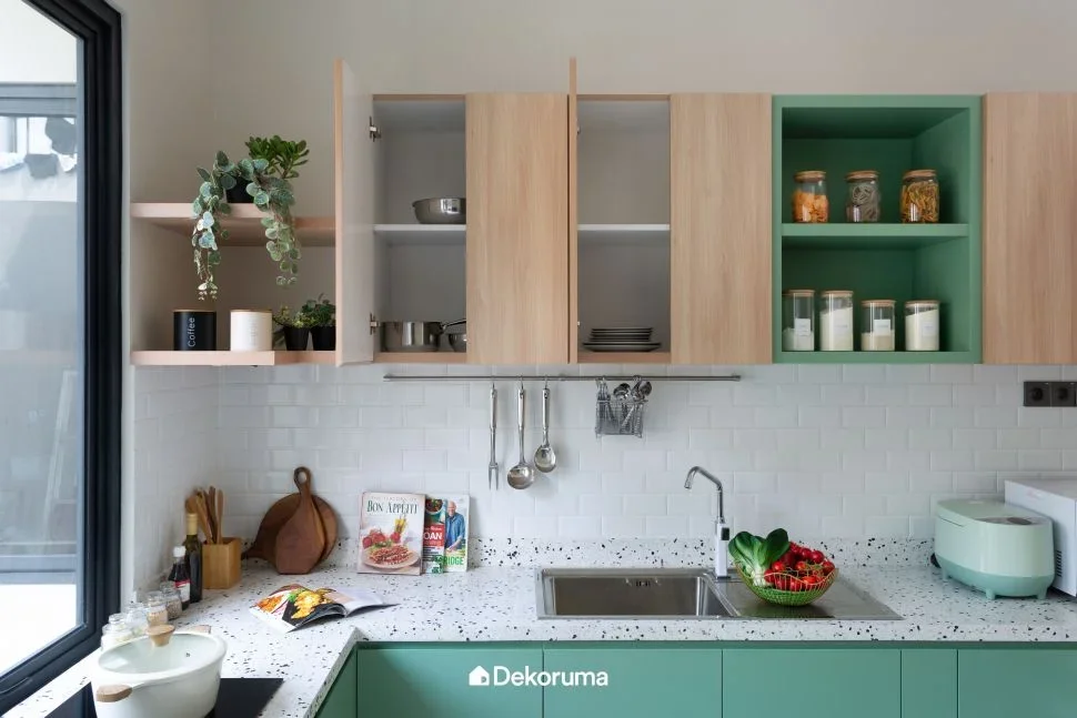 ide kreatif meja dapur