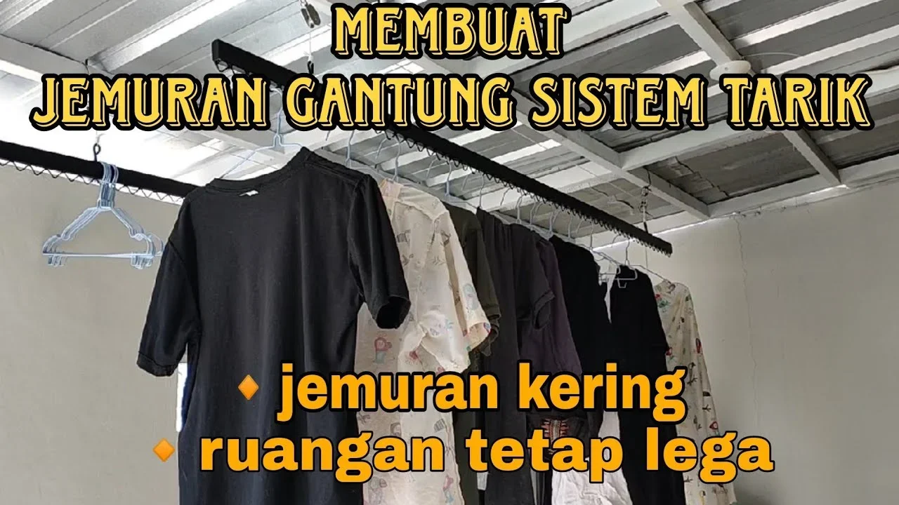 ide kreatif membuat jemuran.gantungan.baju