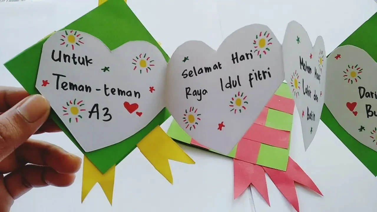 ide kreatif membuat kartu ucapan