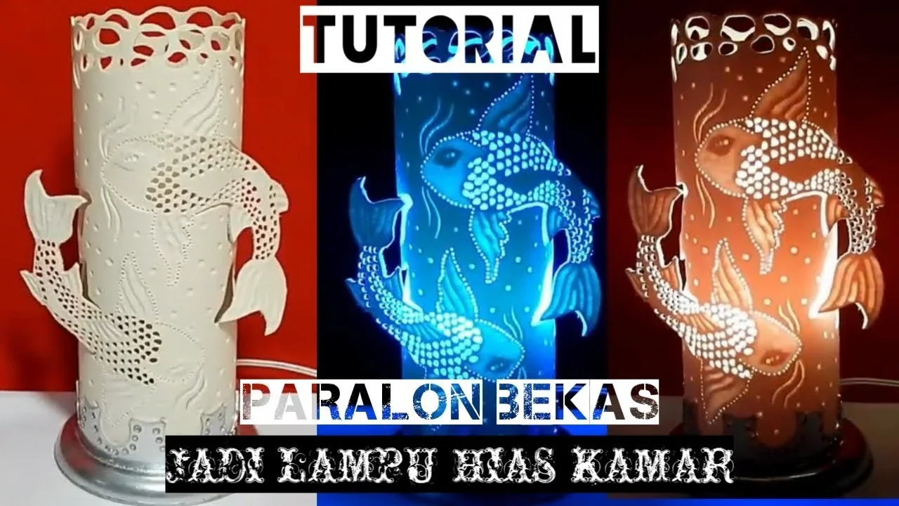 ide kreatif membuat lampu hias