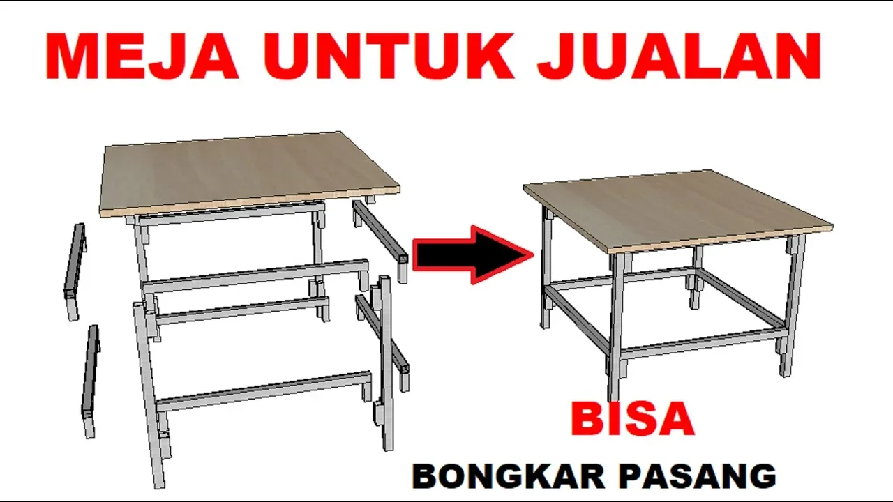 ide kreatif membuat meja display untuk jualana