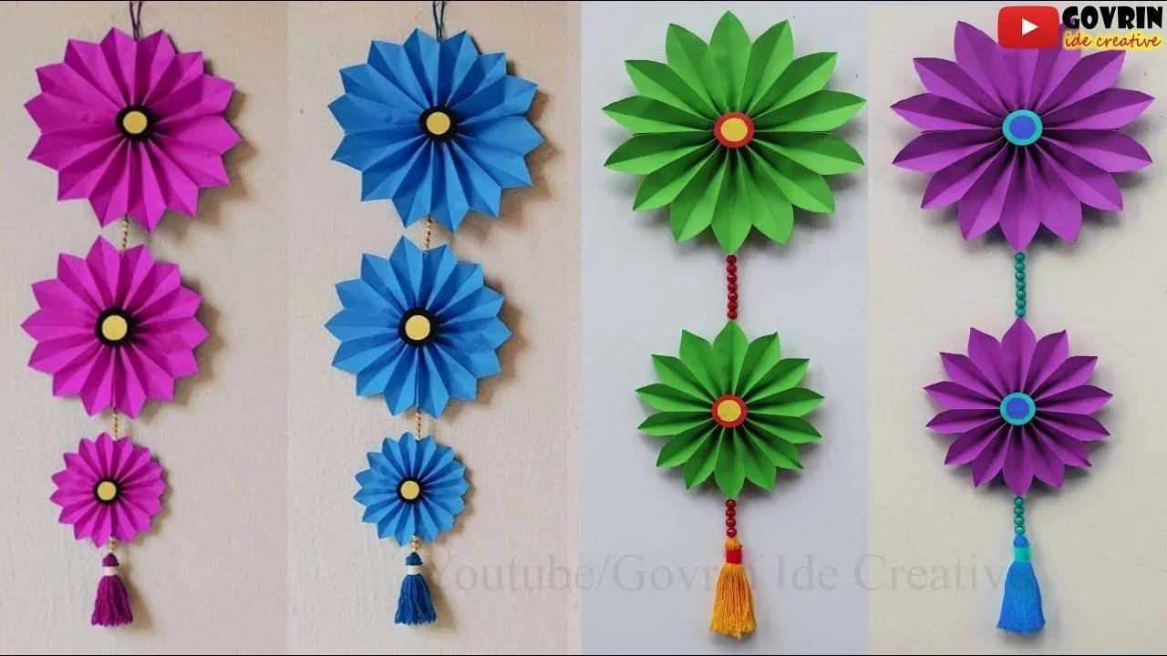 ide kreatif membuat panjangan dinding wajah dari kertas karton