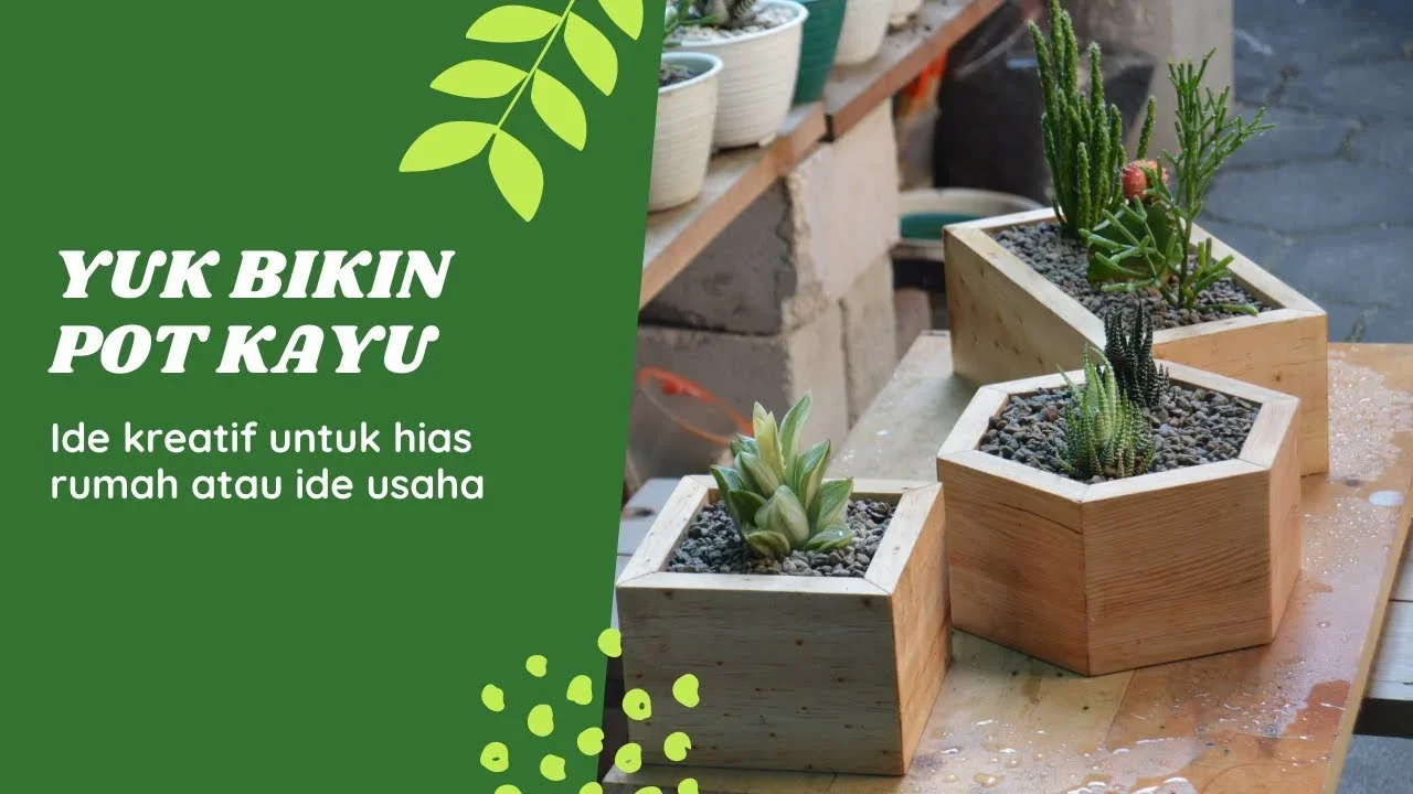 ide kreatif membuat pot buna gantung