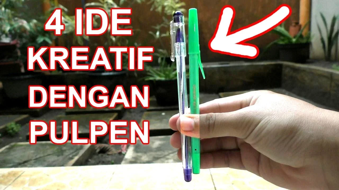 ide kreatif membuat pulpen dari alam