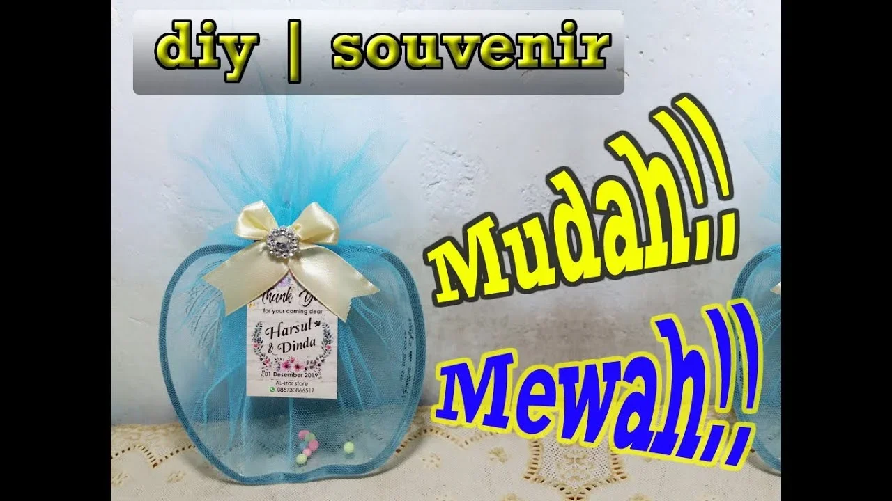 ide kreatif membuat souvenir pernikahan sendiri