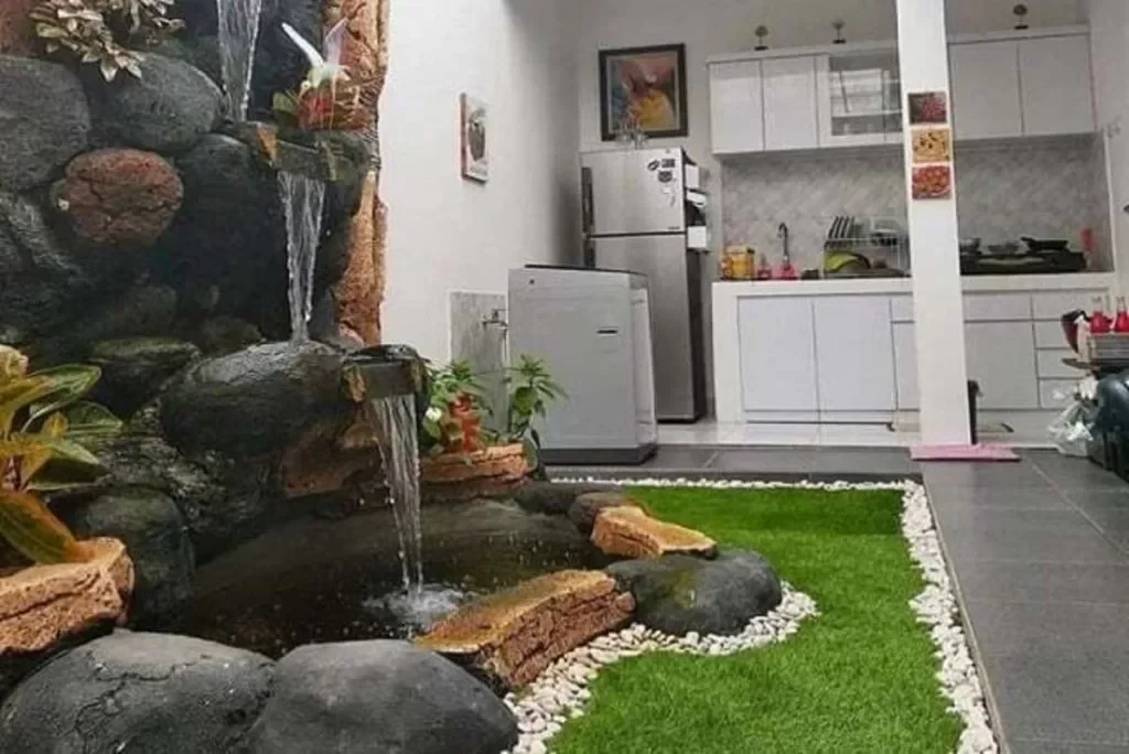 ide kreatif membuat taman dalam rumah minimalis modern