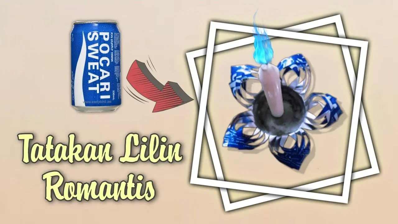 ide kreatif membuat tempat lilin dari barang bekas