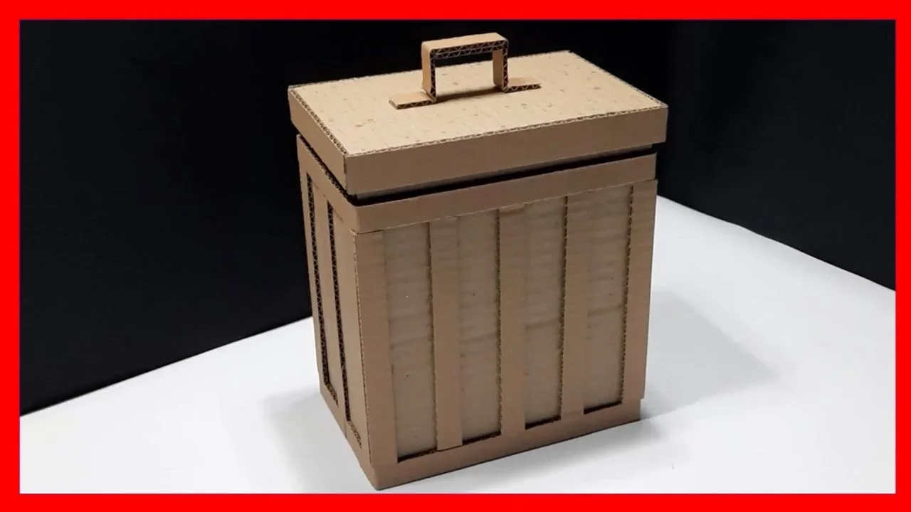 ide kreatif membuat tempat sampah besar