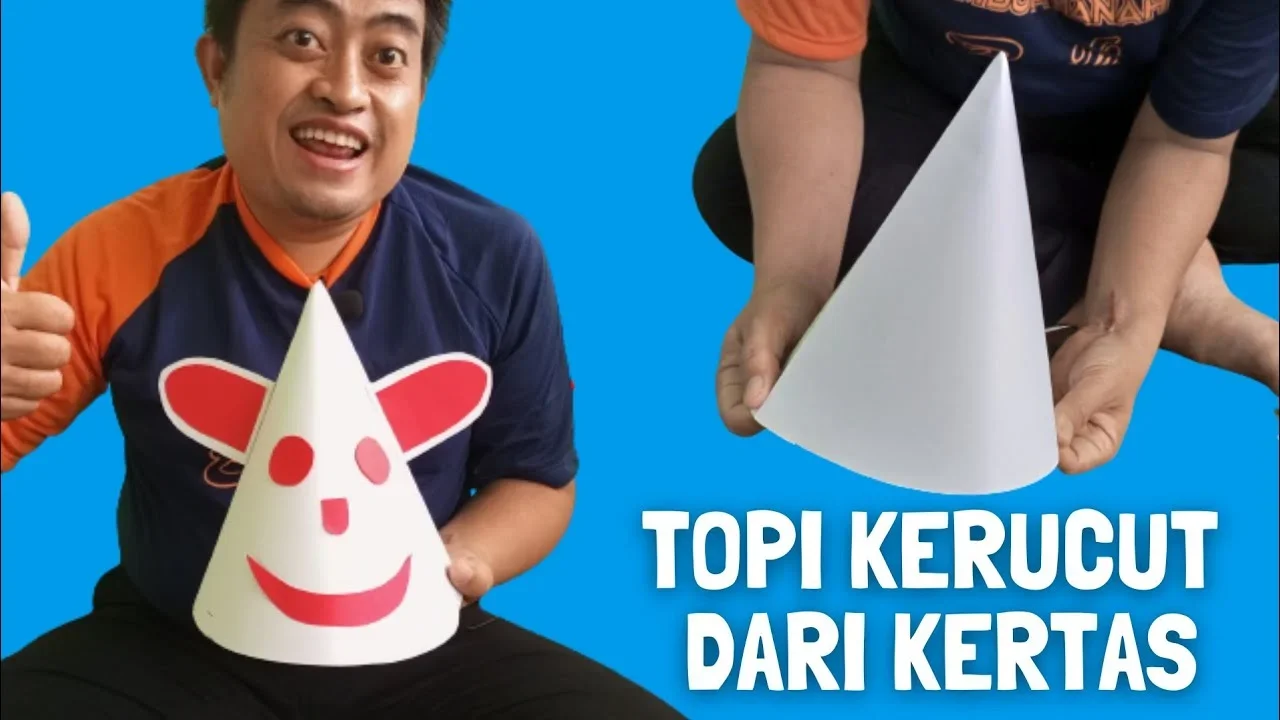 ide kreatif membuat wajah dari kertas karton