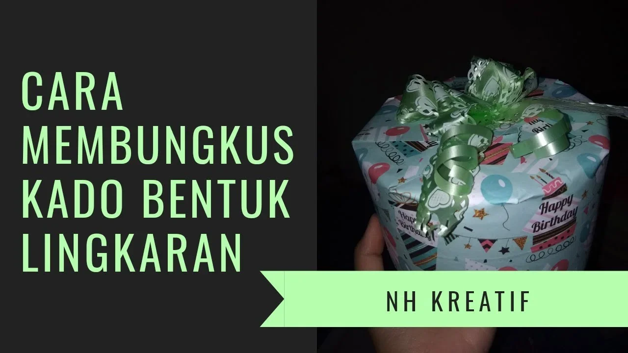 ide kreatif membungkus kado