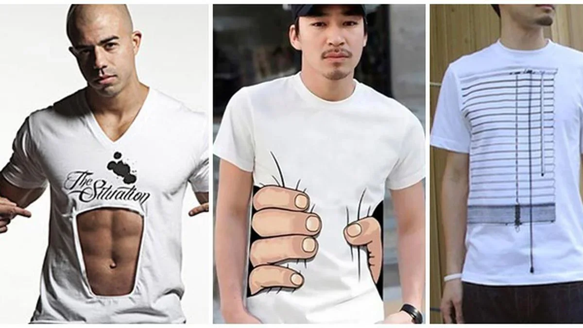 ide kreatif memodif kaos polos