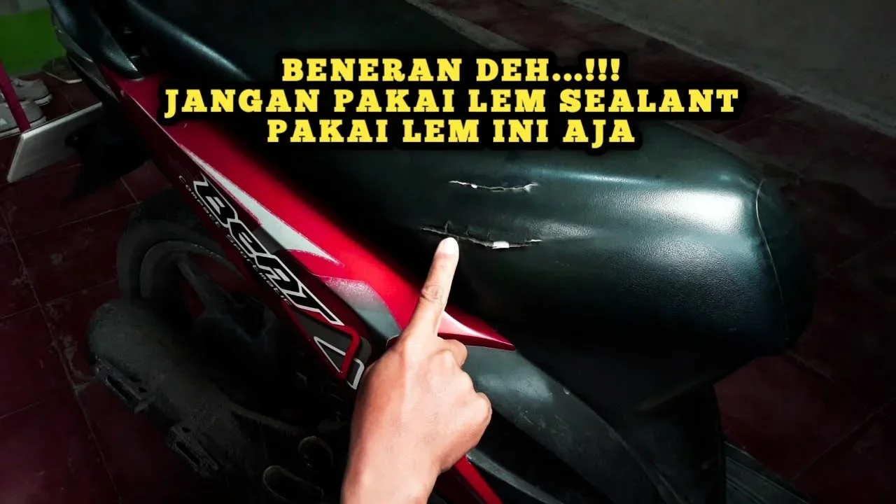 ide kreatif menambal jok yang sobek