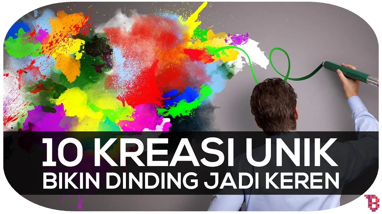 ide kreatif mengecat tembok