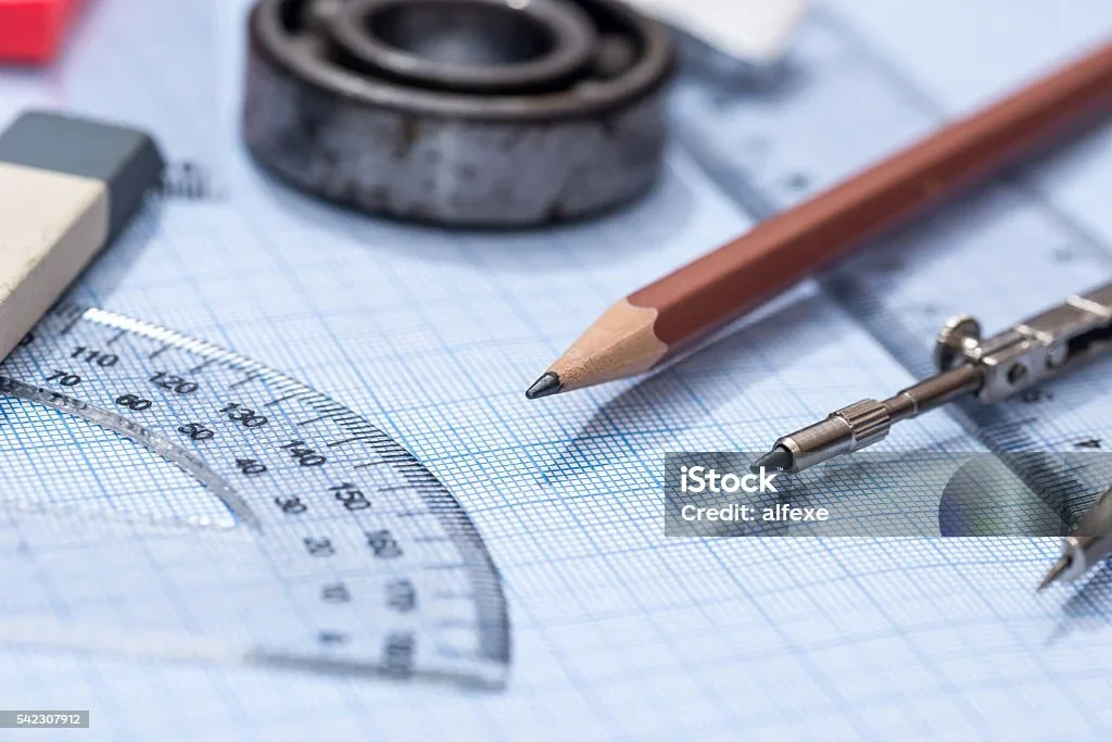 ide kreatif menggambar sket dengan penggaris