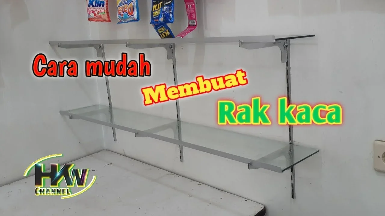 ide kreatif mengganti rak kaca