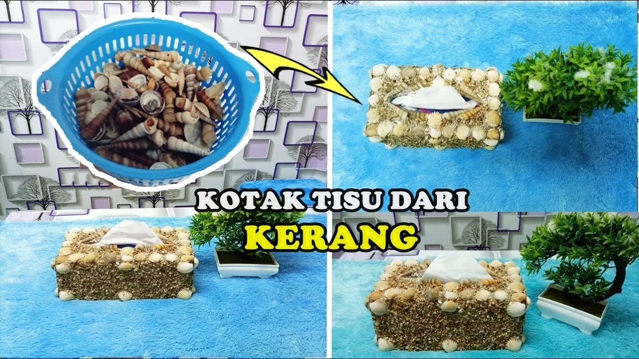 ide kreatif menghias dengan kerang laut