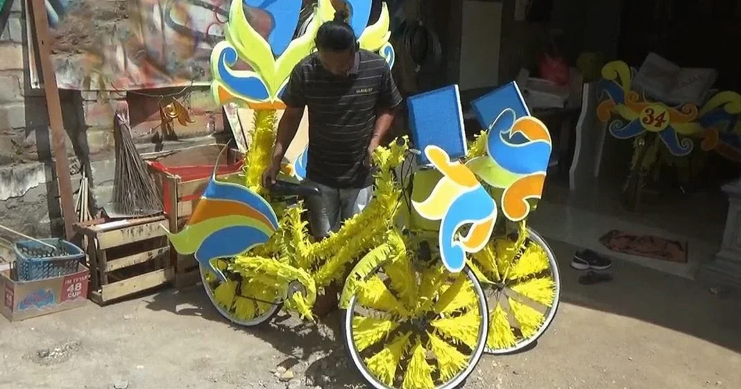 ide kreatif menghias sepeda