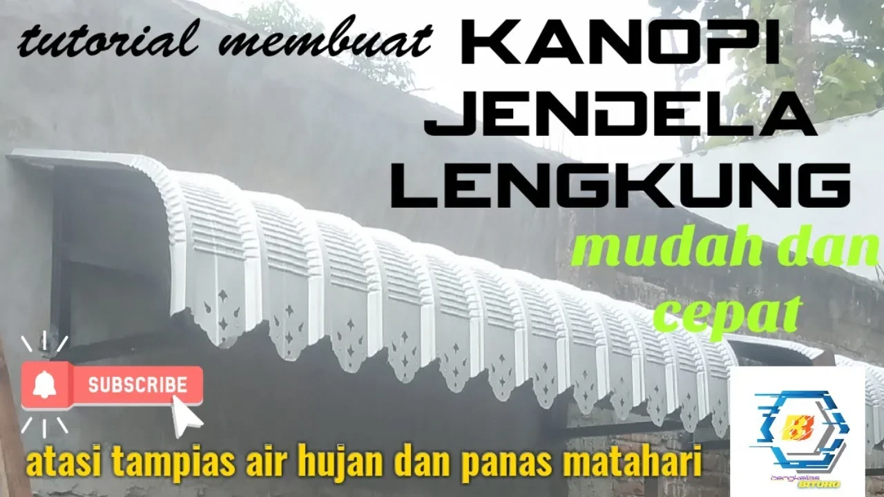 ide kreatif mengurangi tampias hujan pada depan rumah